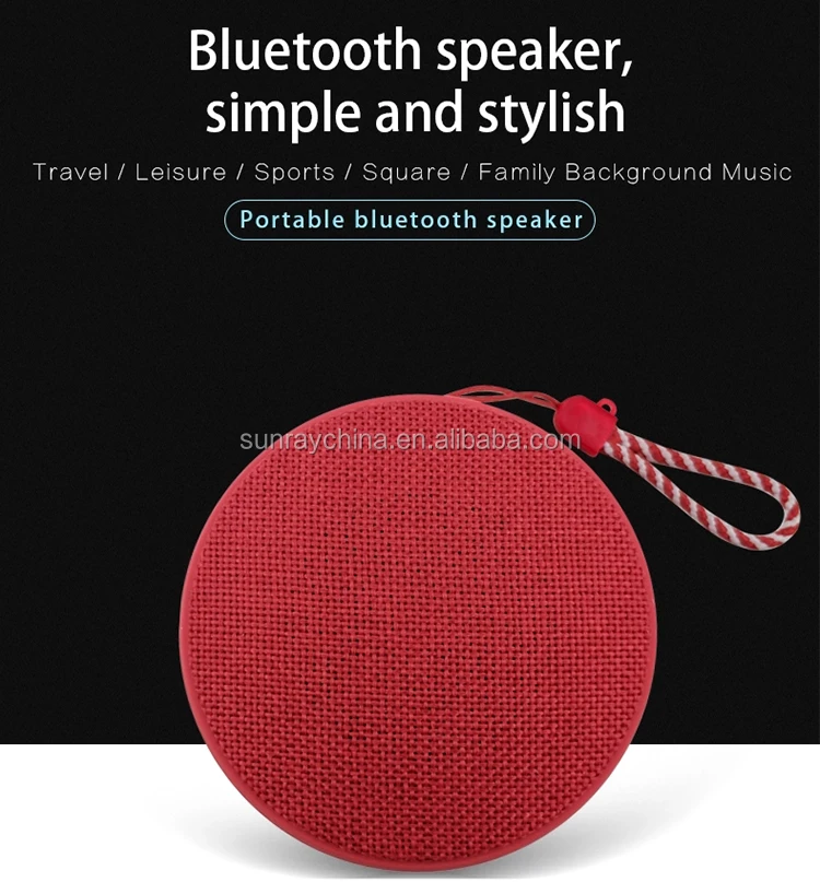 2019 hot sale cheap mini fabric gift wireless speaker Q9 with hand strap support handfree call - ANKUX.COM
