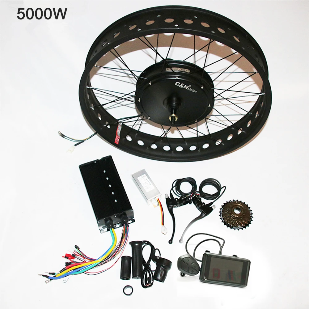 High Quality Electric Bike 72v 5000w Ebike Hub Motor Kit For Enduro Fat Bike - Buy Ebike Kits 