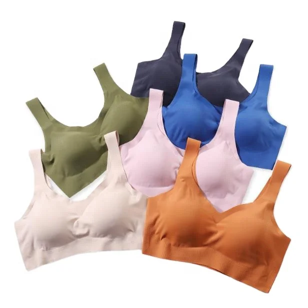 1913 ice silk bra seamless vest