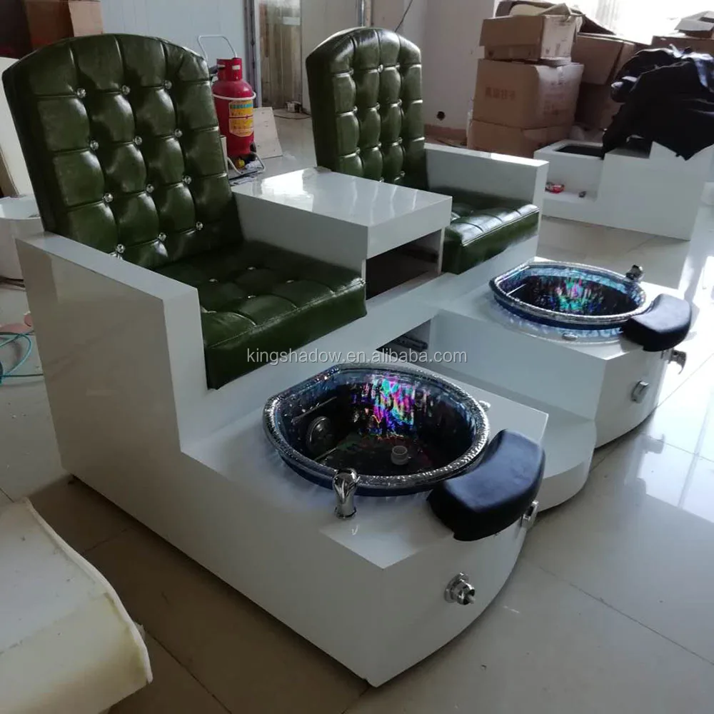 Pedicure Spa Chairs Luxury Foot Spa Chair Double Pedicure Chair With Bowl For Sale Buy