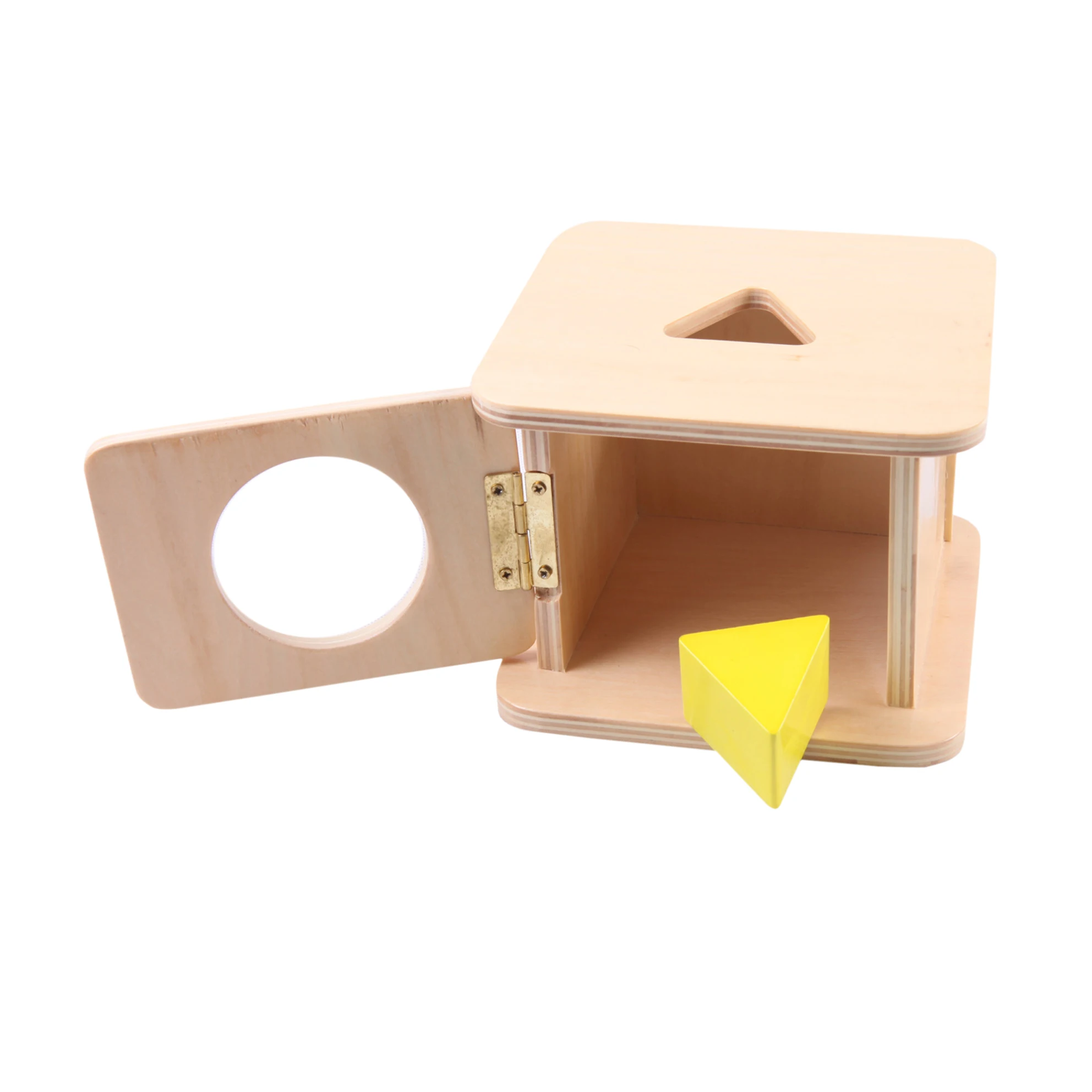 Baby Montessori Equipment Teaching Aids Materials Toy Box With Sliding