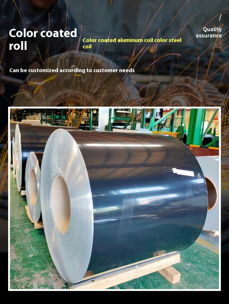 Manufacturer's Durable Color Steel Coil 100 Color Options for Printing & Coating Durable Metal Plate