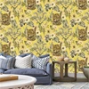 Children's room tiger tree forest flower leaves wallpaper nature vinyl wall paper