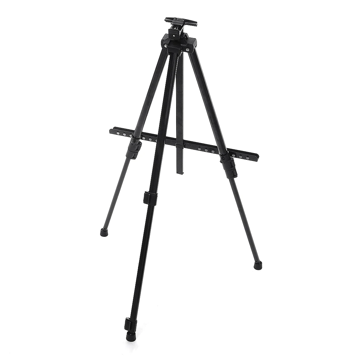 Portable Folding Iron Painting Display Stand Easel Telescopic Tripod