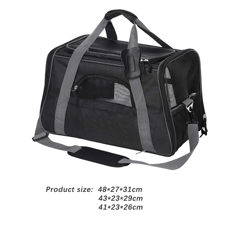 Classic Pet Hand Carry Bag Breathable Out Travel Cat Puppy Dog Portable