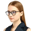 2019 Top Tr90 Anti Blue To Block Light Computer Glasses Mobile Phone Bluelight Blocking Protection Round Eyeglasses For Myopia