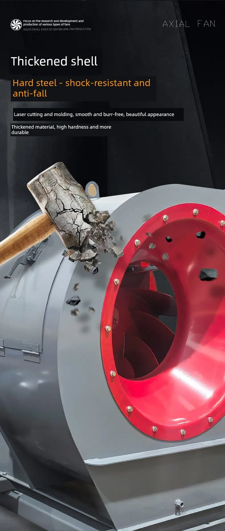 Centrifugal Fan, 4-72-8c, 380V, Explosion-Proof - detail 14