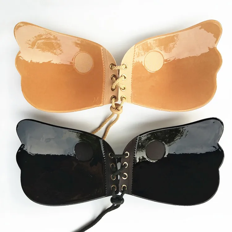 Invisible Strapless Backless Bras Push Up String Self Adhesive Seamless