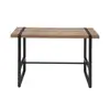 Simple Home Office Workstation Table Core Collection Modern 48" Metal O-Frame Computer Desk