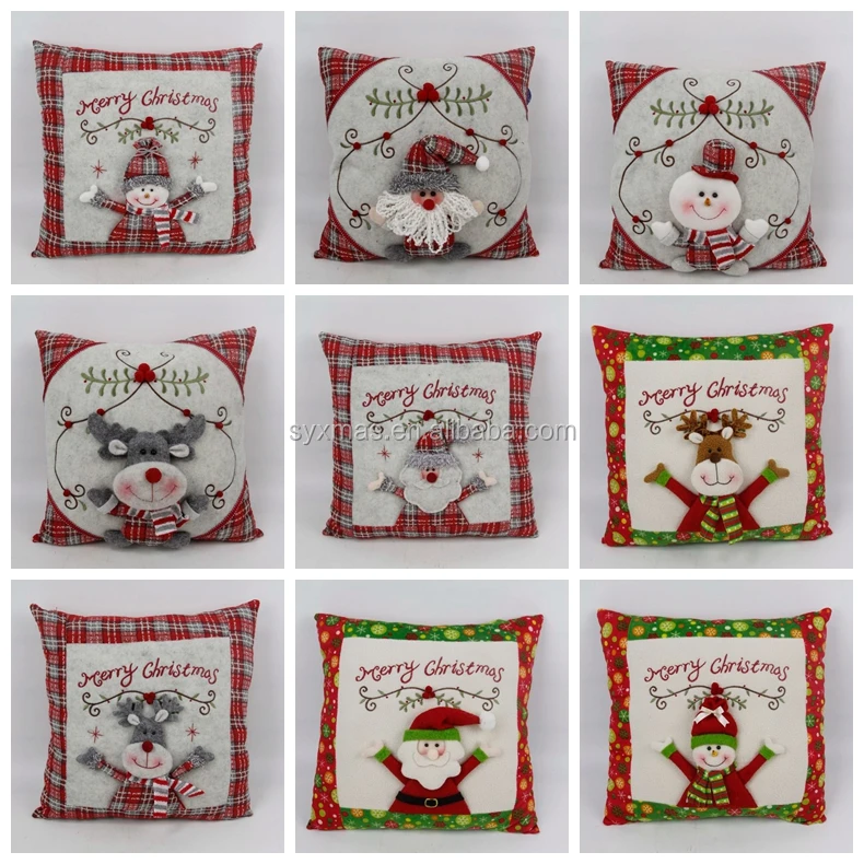 2022 NEW custom target christmas decorative  High Quality Custom Style Home Sofa Christmas Pillow