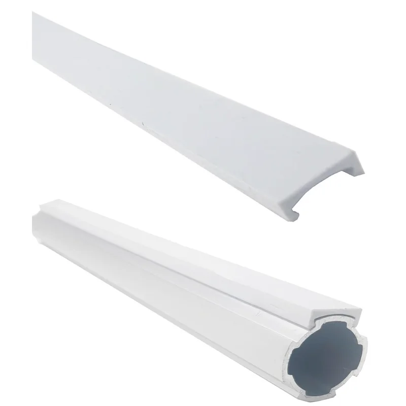 product flat anti wear buckle third generation 1000 series aluminum alloy lean pipeline rod rubber strip plastic flexible protective-11