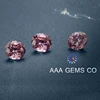 Round Brilliant Cut Diamond 6.5MM 1cts Pink Moissanite