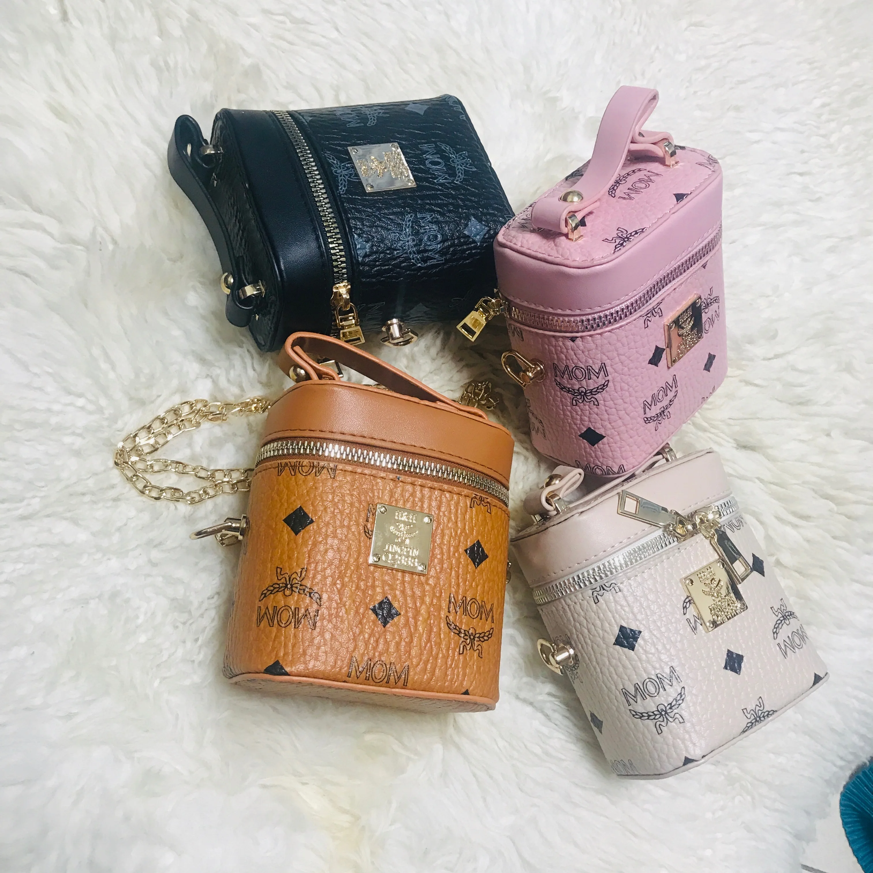 
wholesale Girl Bowknot Coin Purse and Handbag Children Wallet Small Coin Box Bag Lovely Kid Money Bag Baby Shoulder Bag Purse 