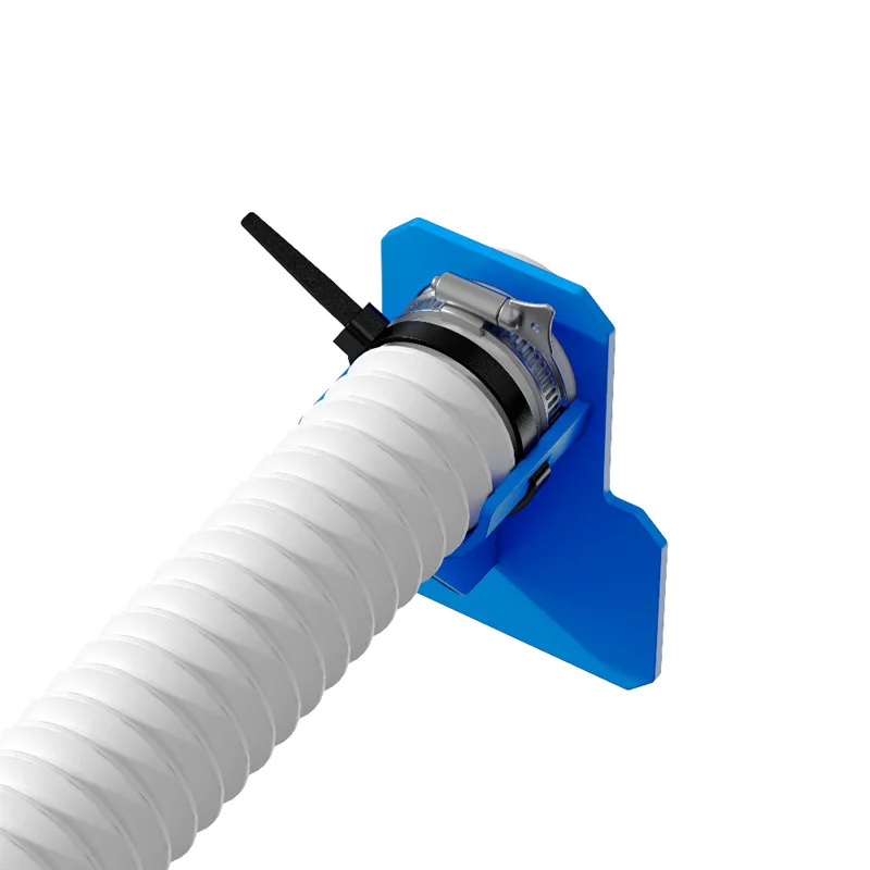 SANZH Soporte para tubos de piscina antidesgarro soportes de tubería de piscina soporte de manguera de agua de piscina para tubos de 30 mm a 37 mm azul 
