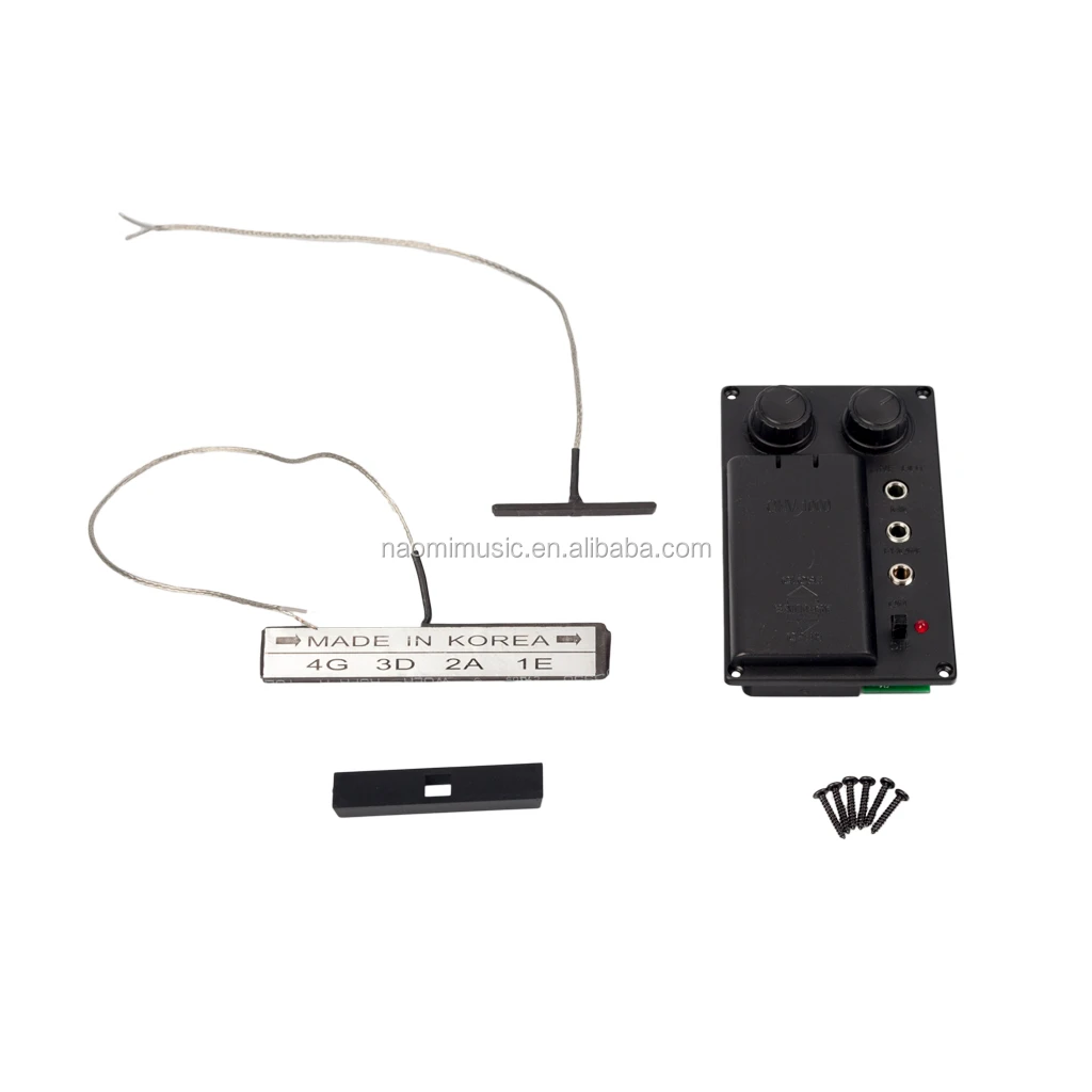 Naomi Violin Pickup Preamp Mute Silent Equalizer Pickup For Ukulele