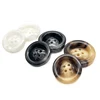 customized 30mm four hole round large resin rod buttons for coats