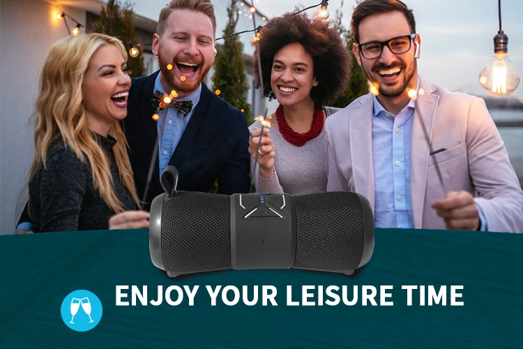 New Portable Wireless Waterproof Shockproof woofer speaker Outdoor Bike Cycling Blue tooth Speakers - ANKUX Tech Co., Ltd