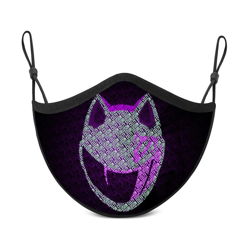 
Hot Sale Custom design fashion washable cotton facemask 
