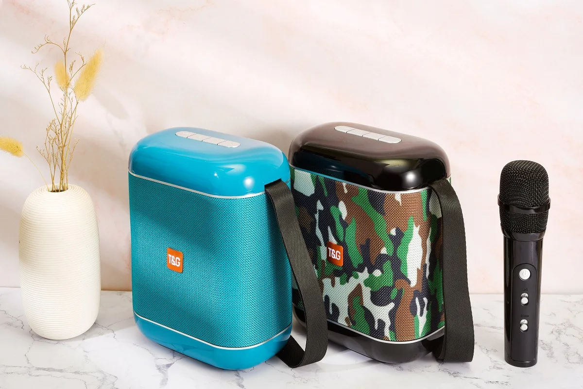 TG523K wireless Karaoke Bluetooth speaker Outdoor portable handheld card square dance subwoofer booth stereo - ANKUX.COM