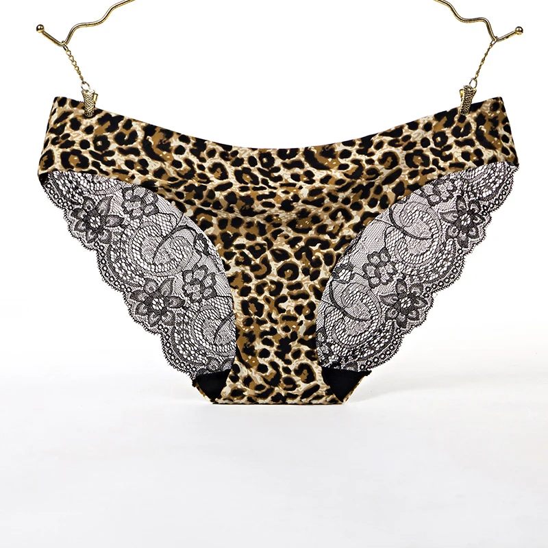 夏季冰丝面料性感蕾丝日本内裤女士模特女士内衣女性低腰设计