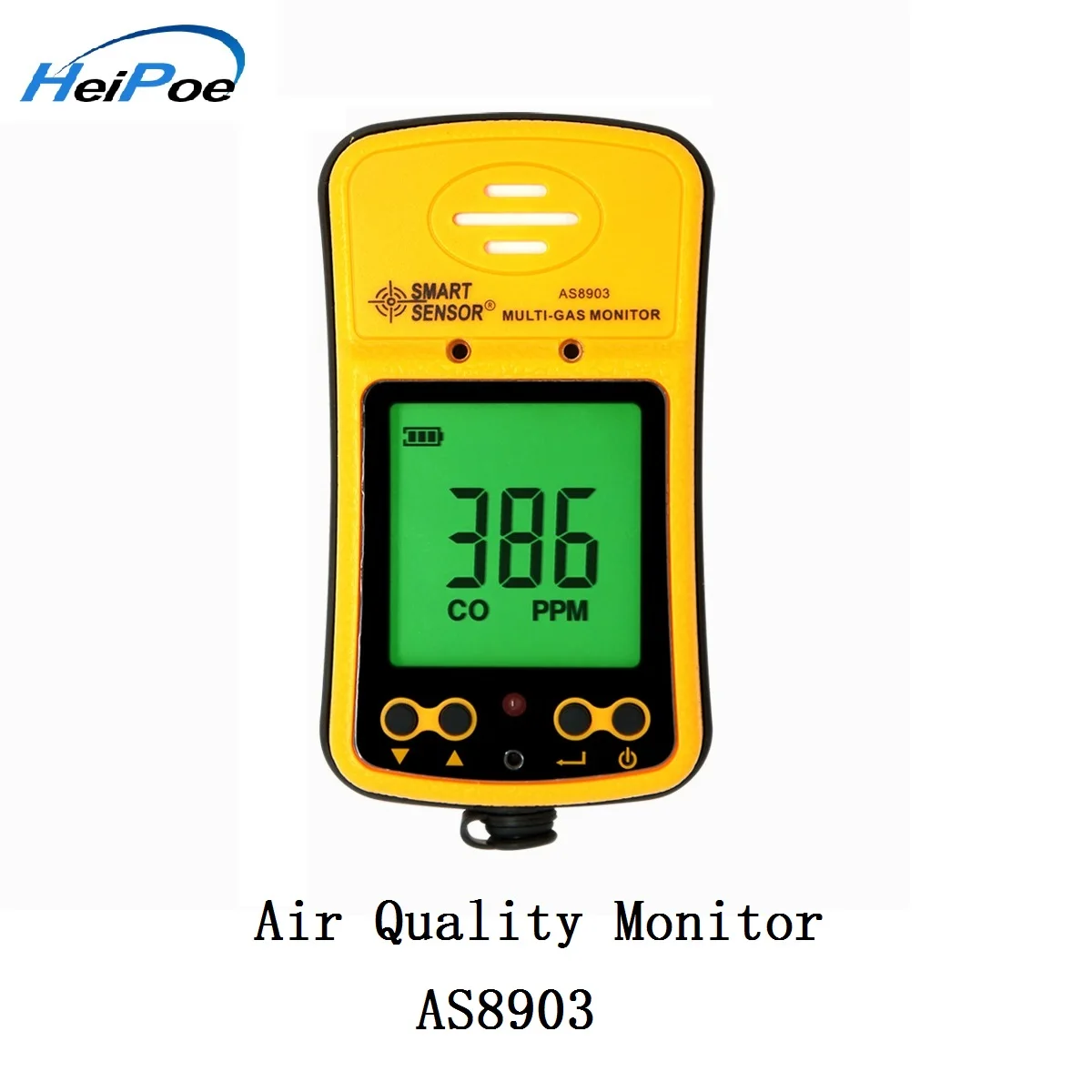 Oxygen Hydrothion H2S Carbon Monoxide CO Combustible Gas 4 in1 Detector Monitor 