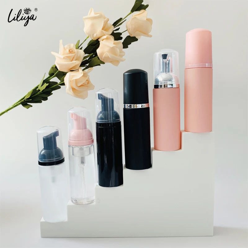 Wholesale Empty Lash Shampoo Bottle 50ml Vegan Lash Cleanser Custom