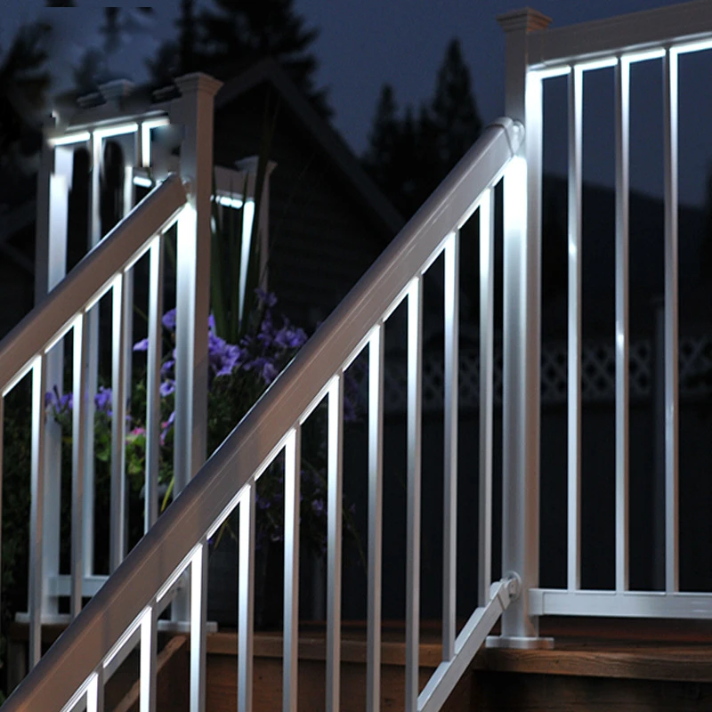 Glass Balustrade Led Light Balustrade Group Fight Aluminum Alloy