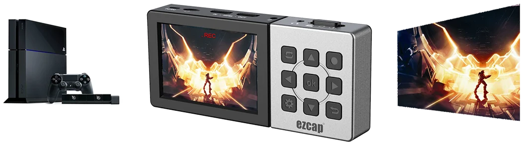 ezcap273 Portable HDMI 1080P 60fps Video Recorders Game Capture
