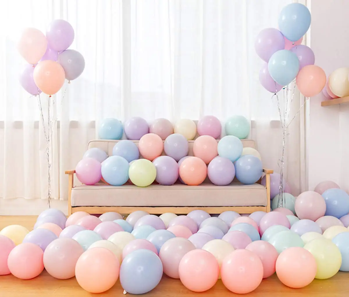 Pastel Balloons100 Pcs 10inches Assorted Pastel Balloons For Birthday Baby  Shower Party Decorations