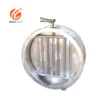 Stainless steel circular manual control air valve rectangular volume control damper for air conditioning