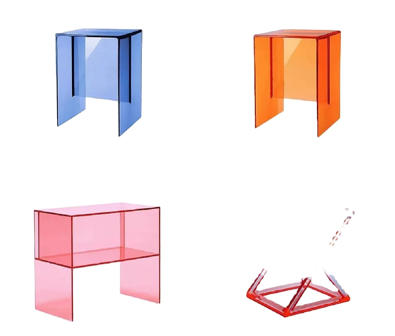 Hot Selling Fashion Brand Acrylic Color Sequins With Transparent