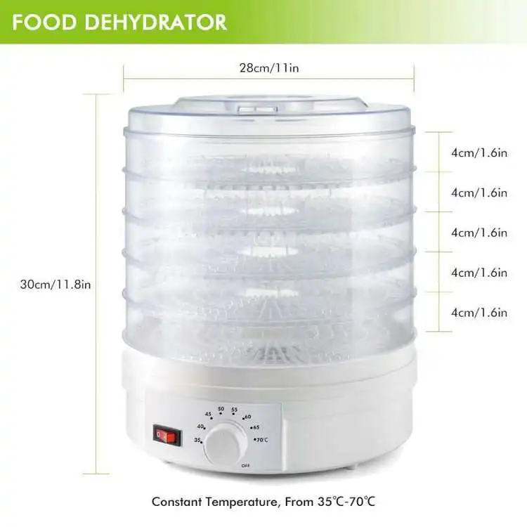 5/8 Trays Food Dehydrator Machine Meat Beef Jerky Maker Fruit Dryer Kitchen  NEW⭐