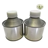 150ml screw cone top metal tin can with plastic brush cap metal bottle for tyre repair glue packaging
