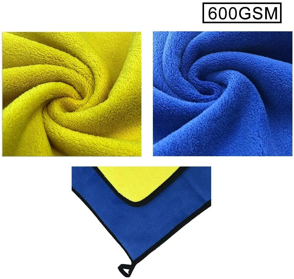 Microfiber car washing coral fleece towel 