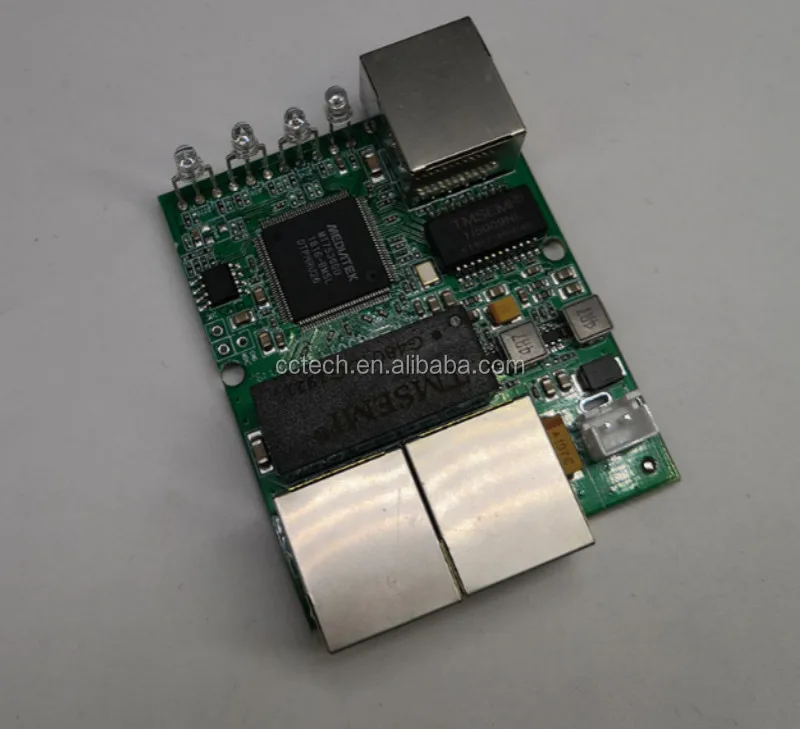 Oem Mini 3 Port Switch Board 10 100 1000mbps Gigabit Switch 3