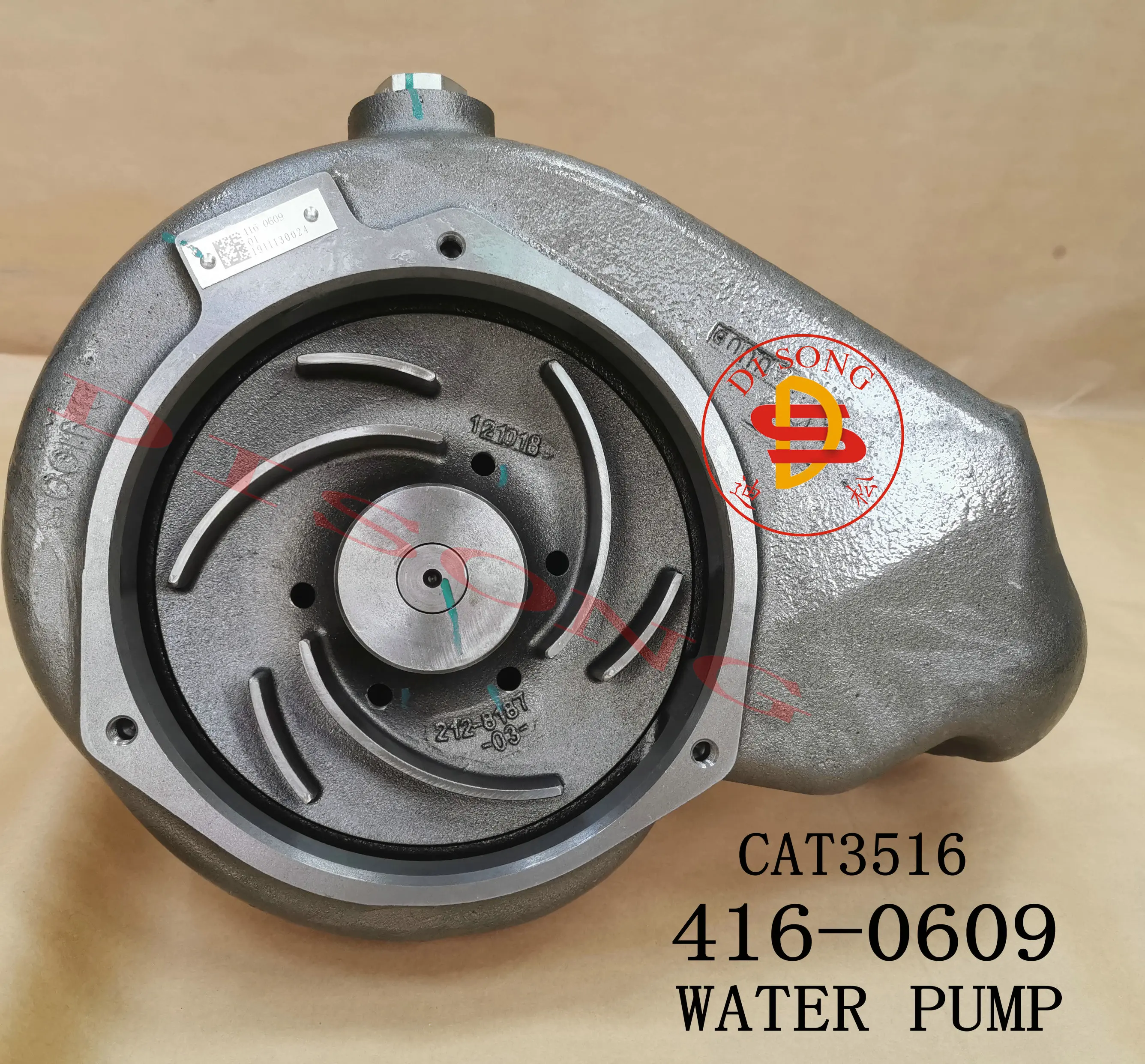 Water Pump 6136-61-1402 6136-61-1201 For Buildozer D40A-3 D41A-3