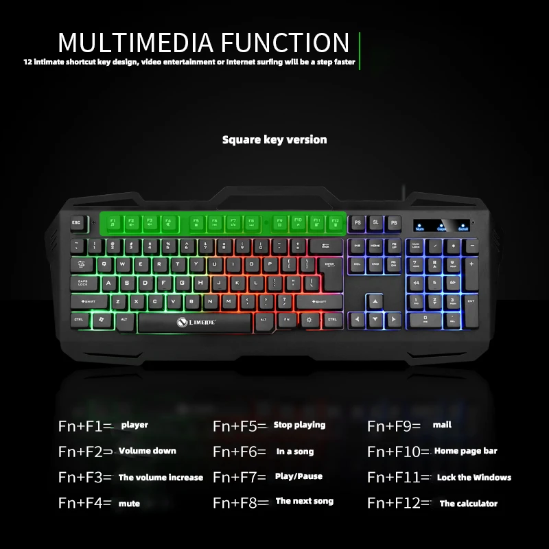 usb wired gaming keyboard