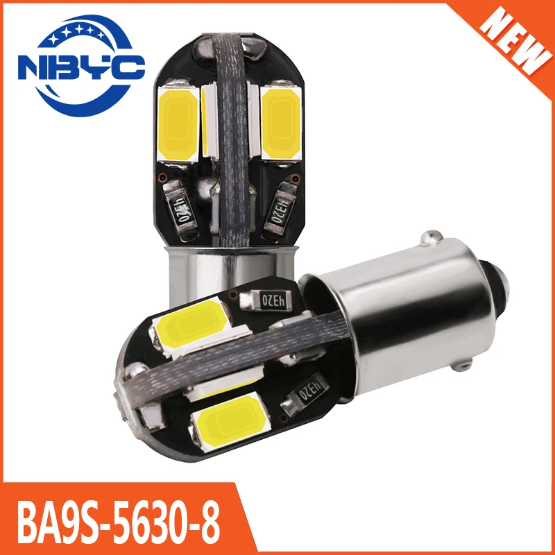NBYC BA9S-5630-8 SMD LED Bulb BA9S Indicator Lamp miniature E10 led bulb MINI amusement Lamp Indicator light