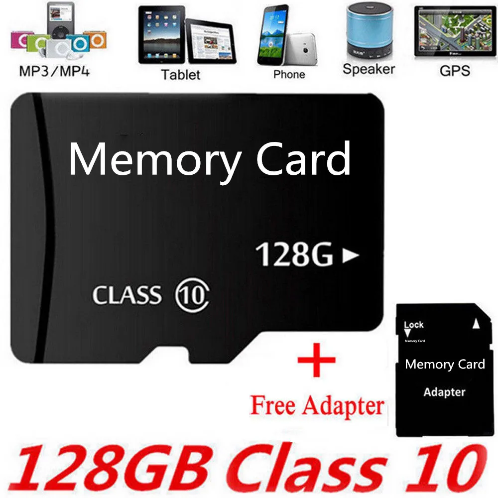 High Speed Sd Memory Card 32gb 64gb 128gb Full Capacity Tf Card Class