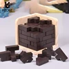 HZ ONE Magic Bean Advanced Diy Wooden Block Tetris Wood Puzzle Kid Toys