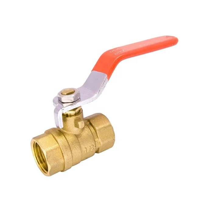 Hot Selling Pn16 Low Pressure Brass Ball Valve with Handle Lever