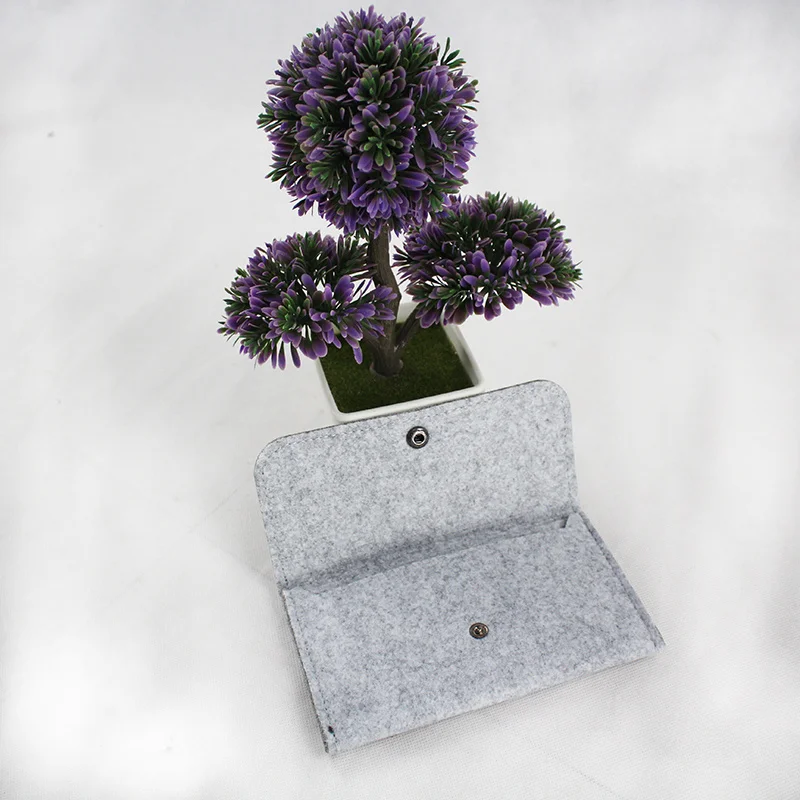 oem logo for you amazon felt purse organizer insert with zipper