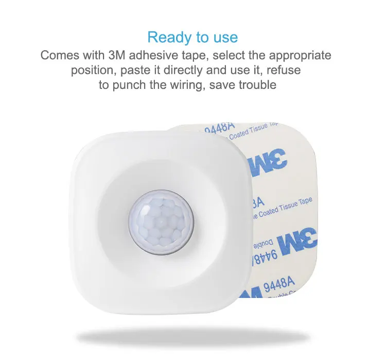 Wireless PIR Detector Smart Home Zigbee Motion Sensors with APP Control - ANKUX.COM