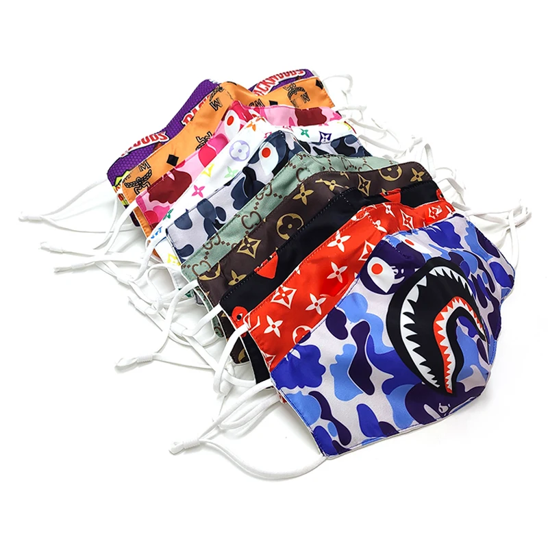 

Face Mask With Brand,10 Pieces, Full color