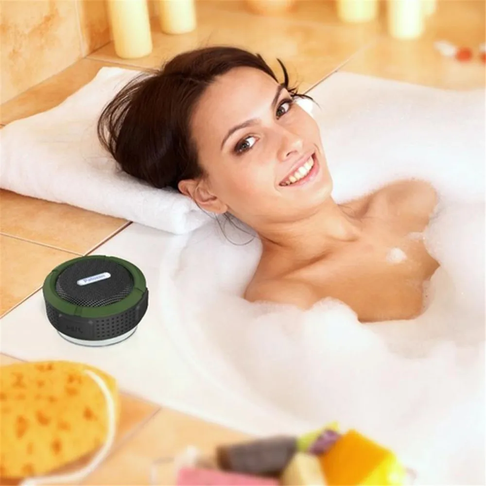 2020 IPX4 Waterproof Soundbar Speaker, water resistant portable Speaker, bluetooth Shower Speaker - ANKUX.COM