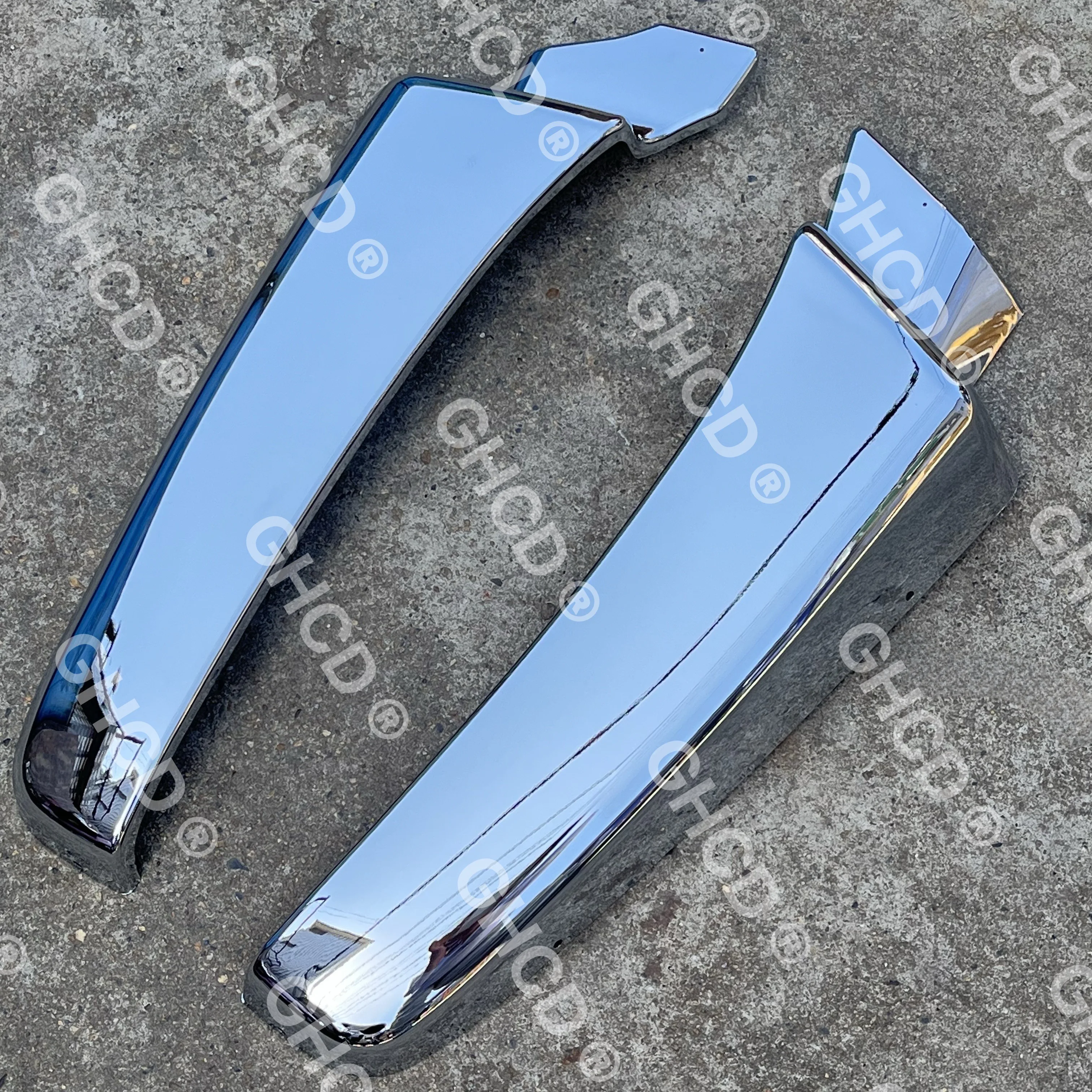 GHCD HOT PRODUCT/HIGH QUALITY CHROME-PLATED MUDGUARD GARNISH for JAPANESE TRUCK HINO 500/MITSUBISHI/ISUZU/NISSAN factory