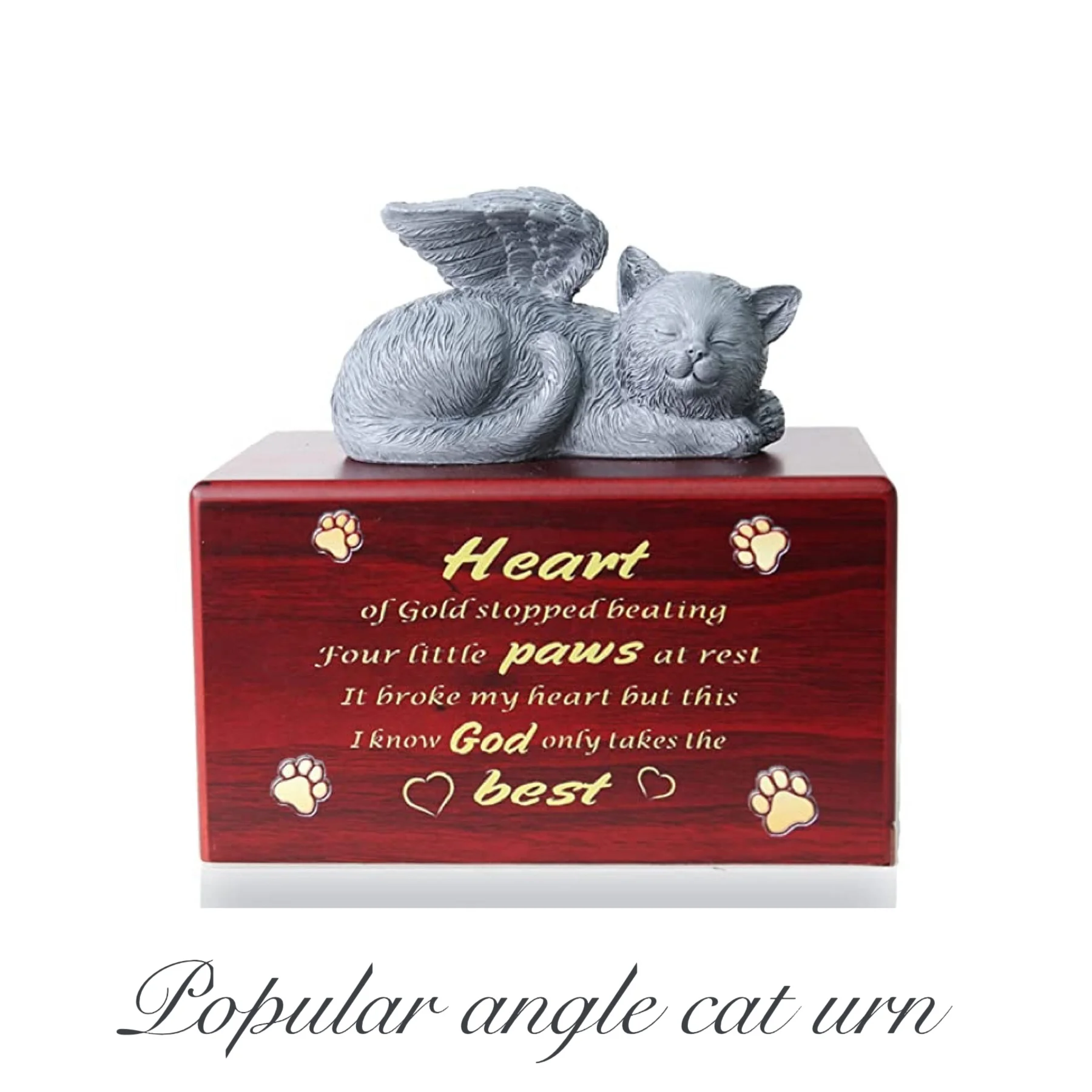 Top Quality Memorial Urns Painted Finishing Design Pet Cremation Urns