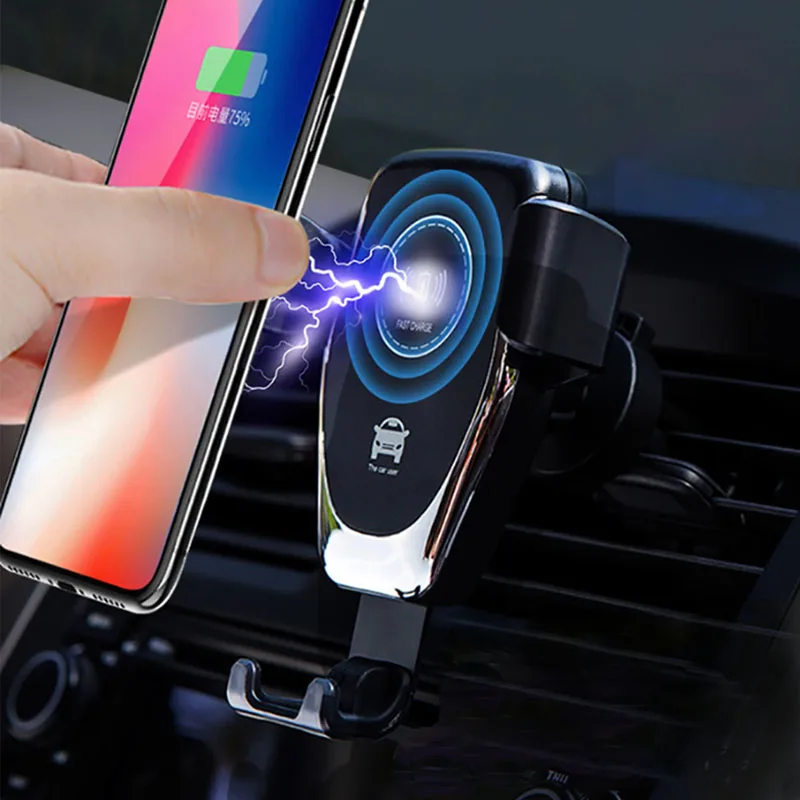 2020 Nouveau Produit Chargeur De Voiture Sans Fil De Recharge Automatique Automatique De Serrage Bord Qc2.0/3.0 Adaptateur Pour Iphone Support De Chargeur De Voiture - ANKUX Tech Co., Ltd