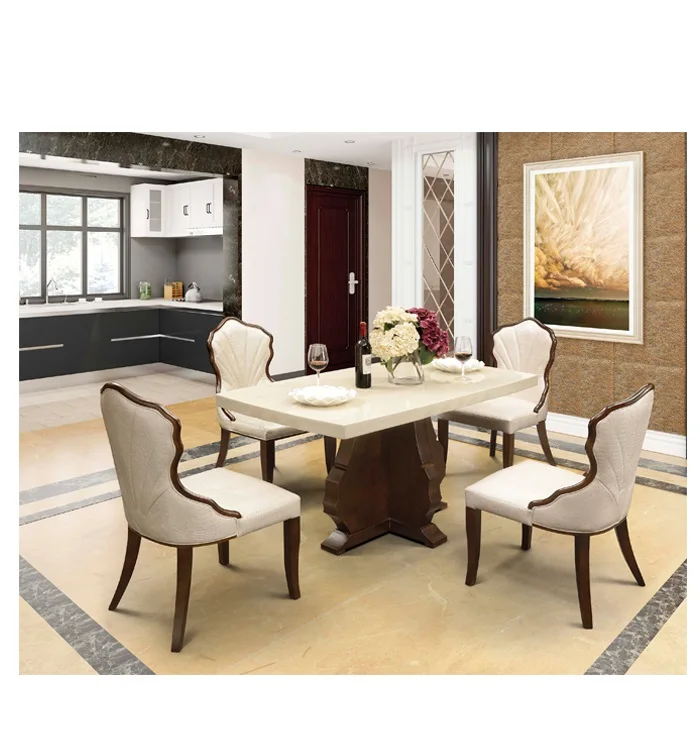 Modern Home Furniture Cheap Dining Table And 6 Chairs & Dining Table Parts & Dining Room