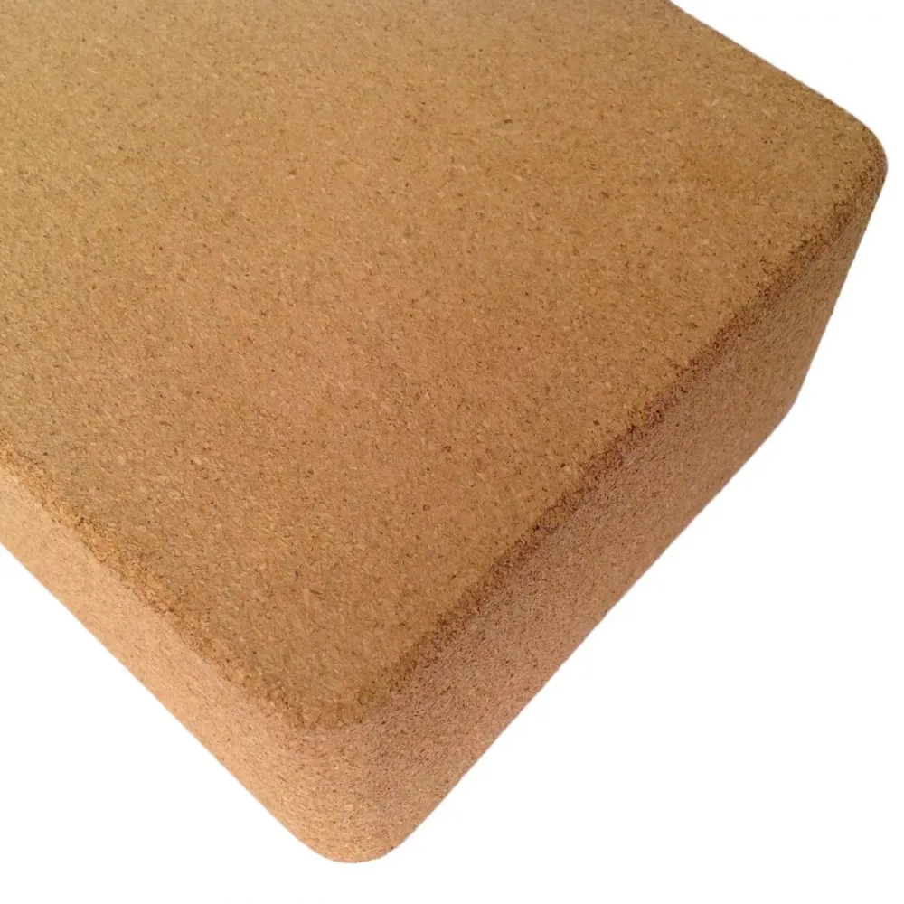 Pilates Yoga Eco Friendly Pilates Cork Material 3*6*9 Inch Yoga Brick
